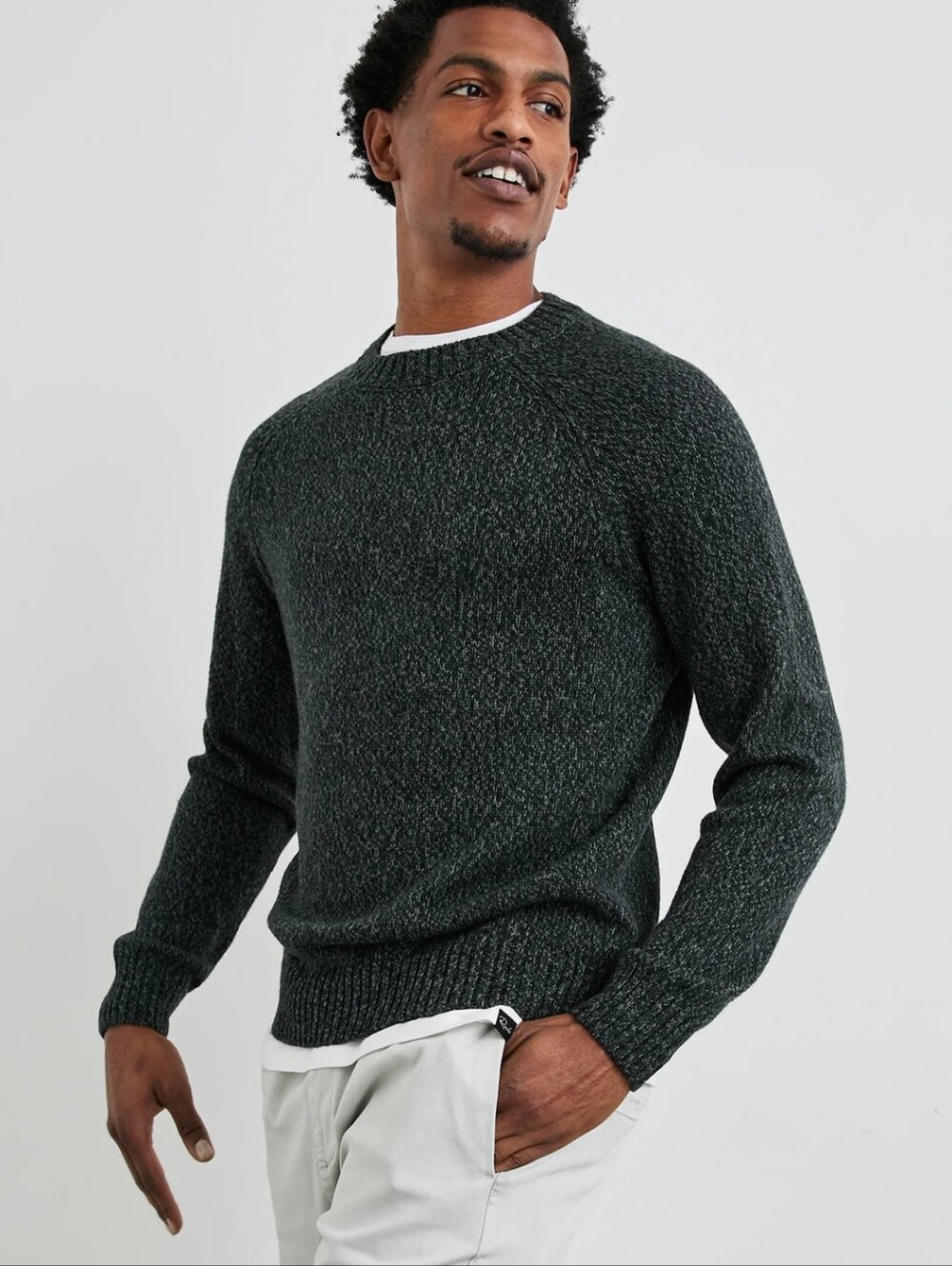 Mens Rails Donovan Sweater In Graphite